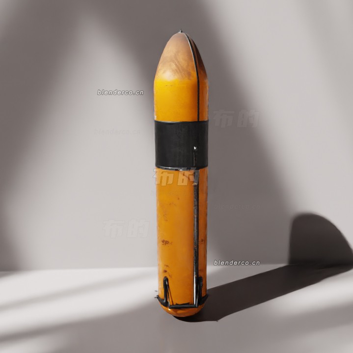 blender航天飞机燃料箱模型_blender布的40