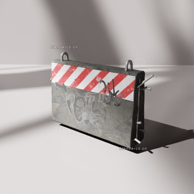 blender警示墩模型_blender布的28