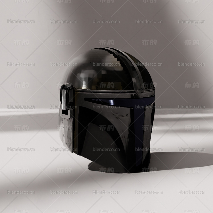 blender 头盔模型17