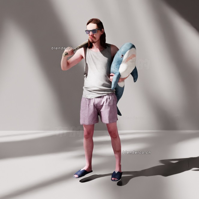 blender男人模型_blender布的41