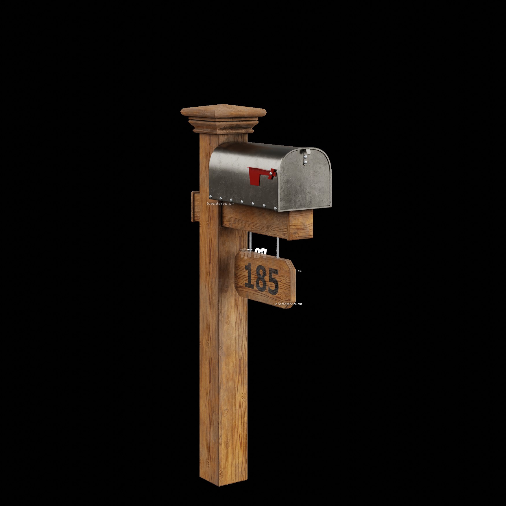 blender邮筒模型_blender布的26
