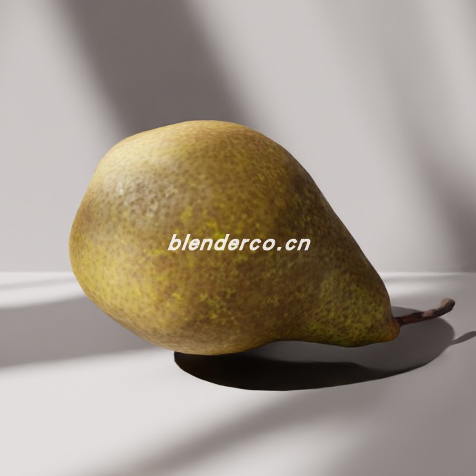 blender梨模型_blender布的58