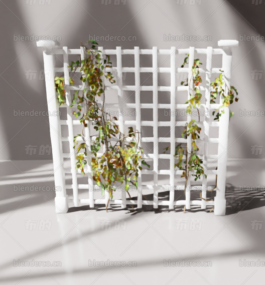 blender藤蔓栅栏0.0blender布的模型271