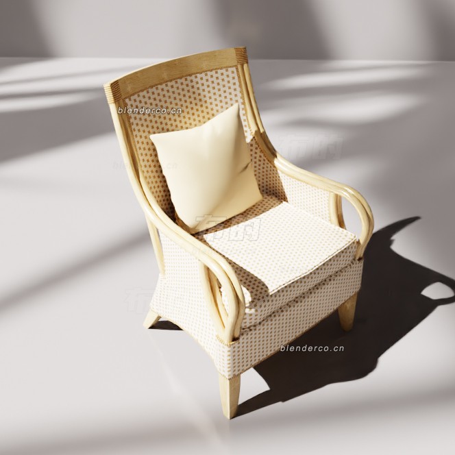 blender藤椅模型_blender布的09