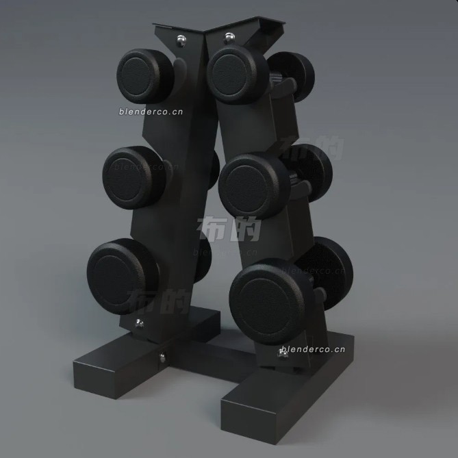 blender重量承受架模型_blender布的64