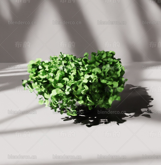 blender 灌木植物blender布的模型74