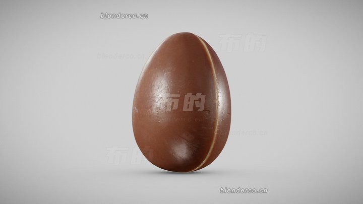 blender健达惊喜巧克力模型_blender布的45