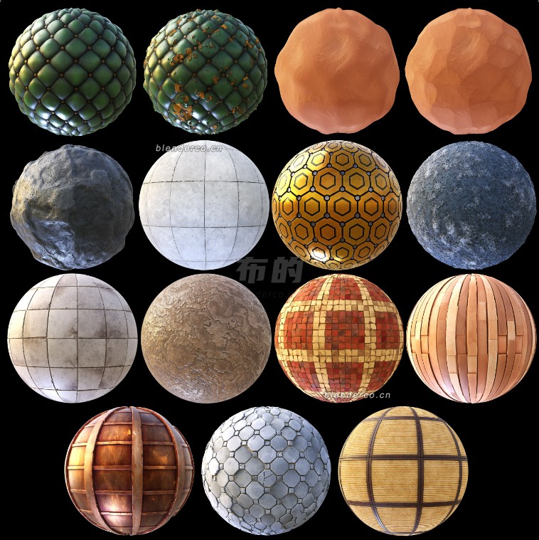 blender风格化材质预设_blender布的29