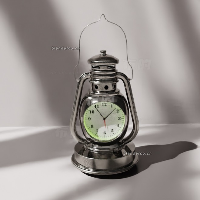 blender时钟模型_blender布的33