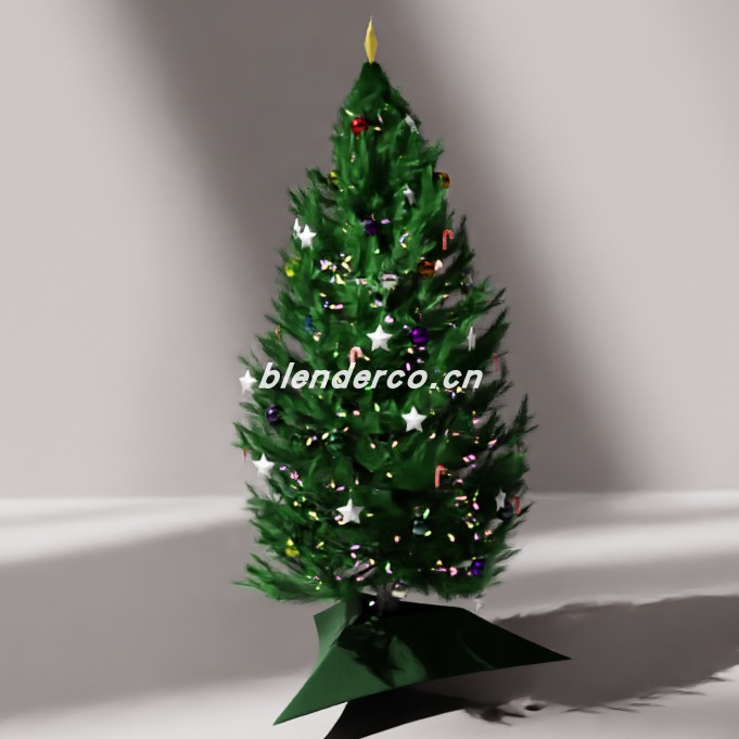 blender圣诞树模型_blender布的40