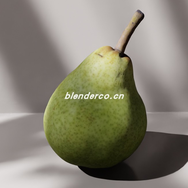 blender小青梨模型_blender布的26