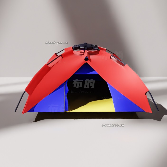 blender帐篷模型_blender布的47