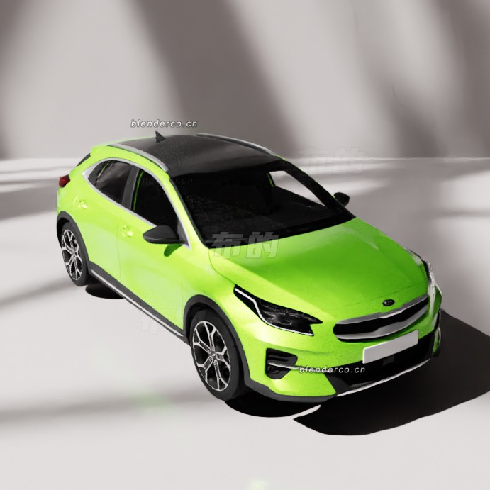 blender起亚汽车模型_blender布的72