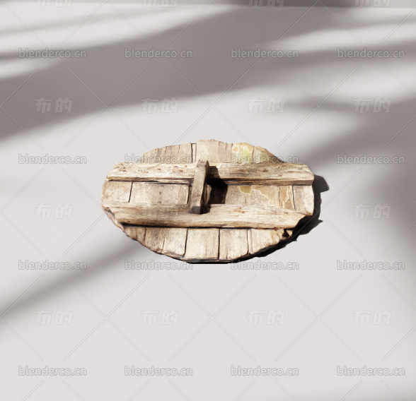 blender木锅盖模型147
