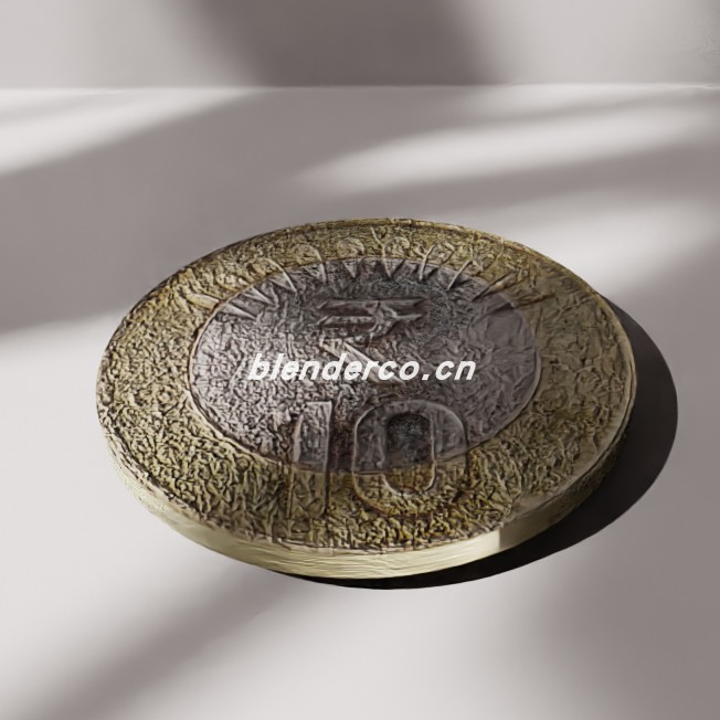 blender硬币模型_blender布的48