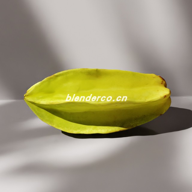 blender杨桃星形水果模型_blender布的36