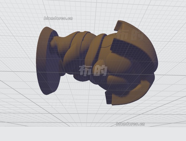 摆件系列-坤坤铁山靠——3D打印模型