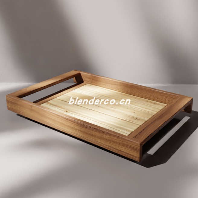 blender木制托盘模型_blender布的73