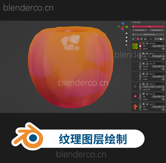 Blender纹理图层绘制工具 HAS Paint Layers v0.2.9