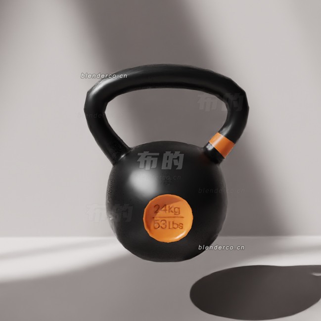 blender24公斤-53磅壶铃模型_blender布的14