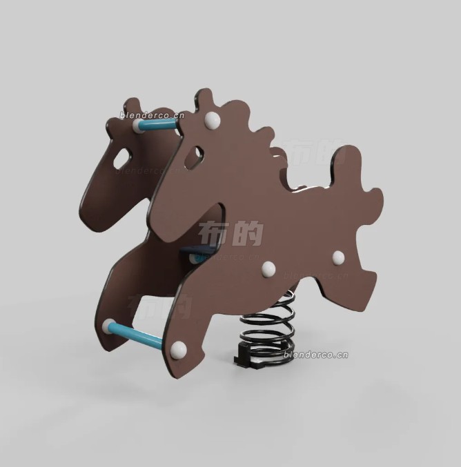blender旋转木马模型_blender布的64