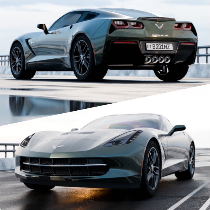 雪佛兰科尔维特C7斯汀格赛车