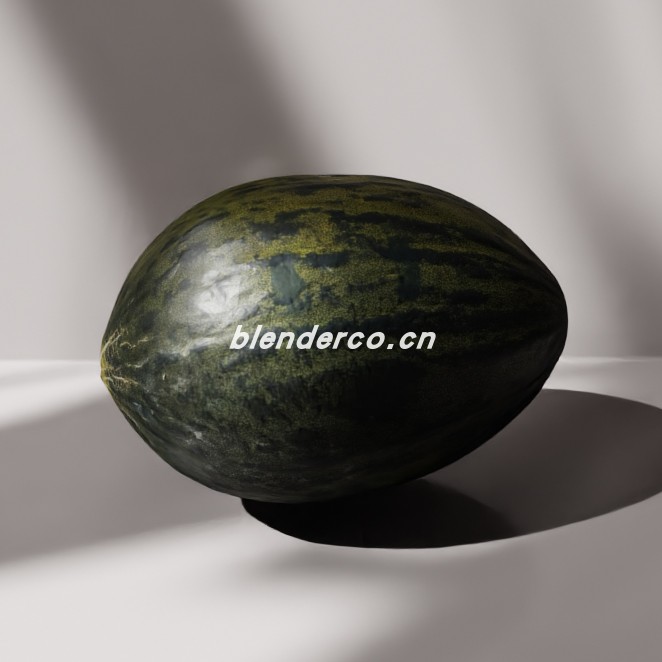 blender圣诞瓜皮尔萨波模型_blender布的24