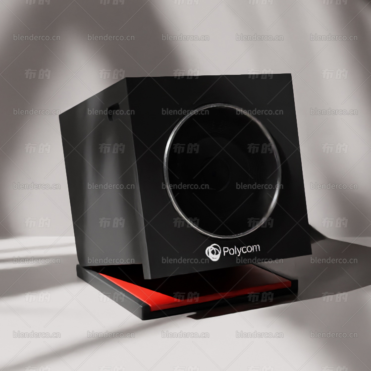 blender 黑色Polycom EagleEye Cube摄像头模型15