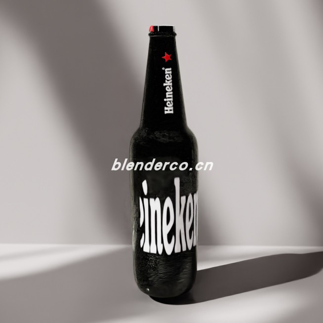 blender喜力啤酒模型_blender布的35