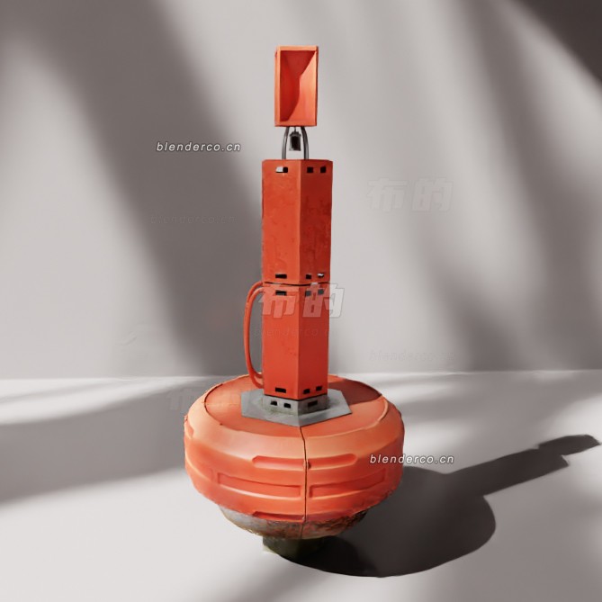 blender海上浮标模型_blender布的114