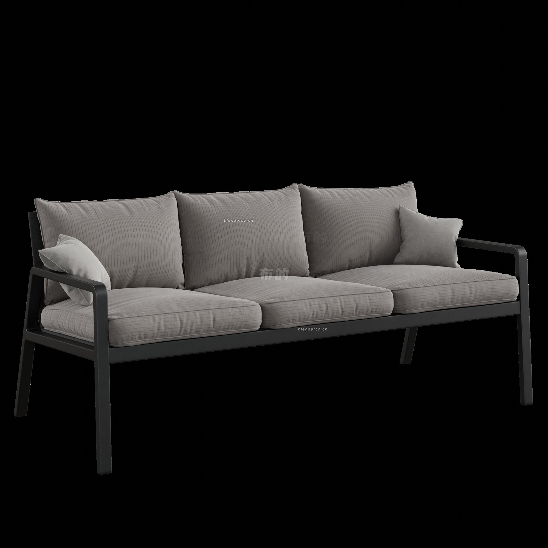 blender现代休息座椅模型_blender布的141