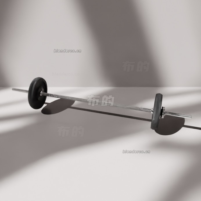 blender哑铃模型_blender布的47