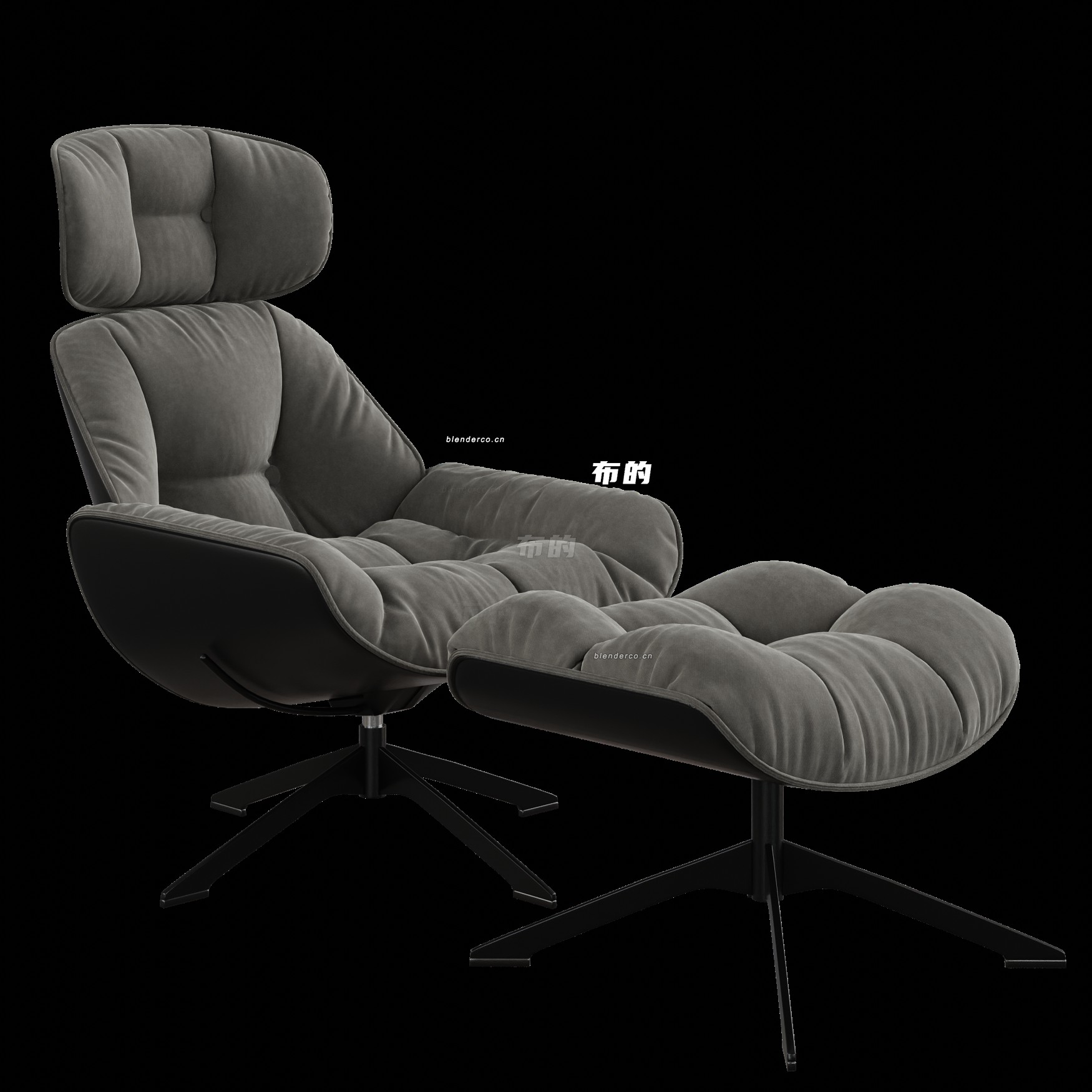 blender躺椅模型_blender布的69