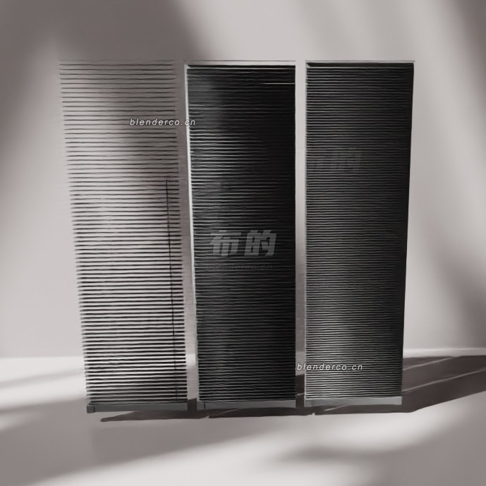 blender百叶窗45 x150cm模型_blender布的25