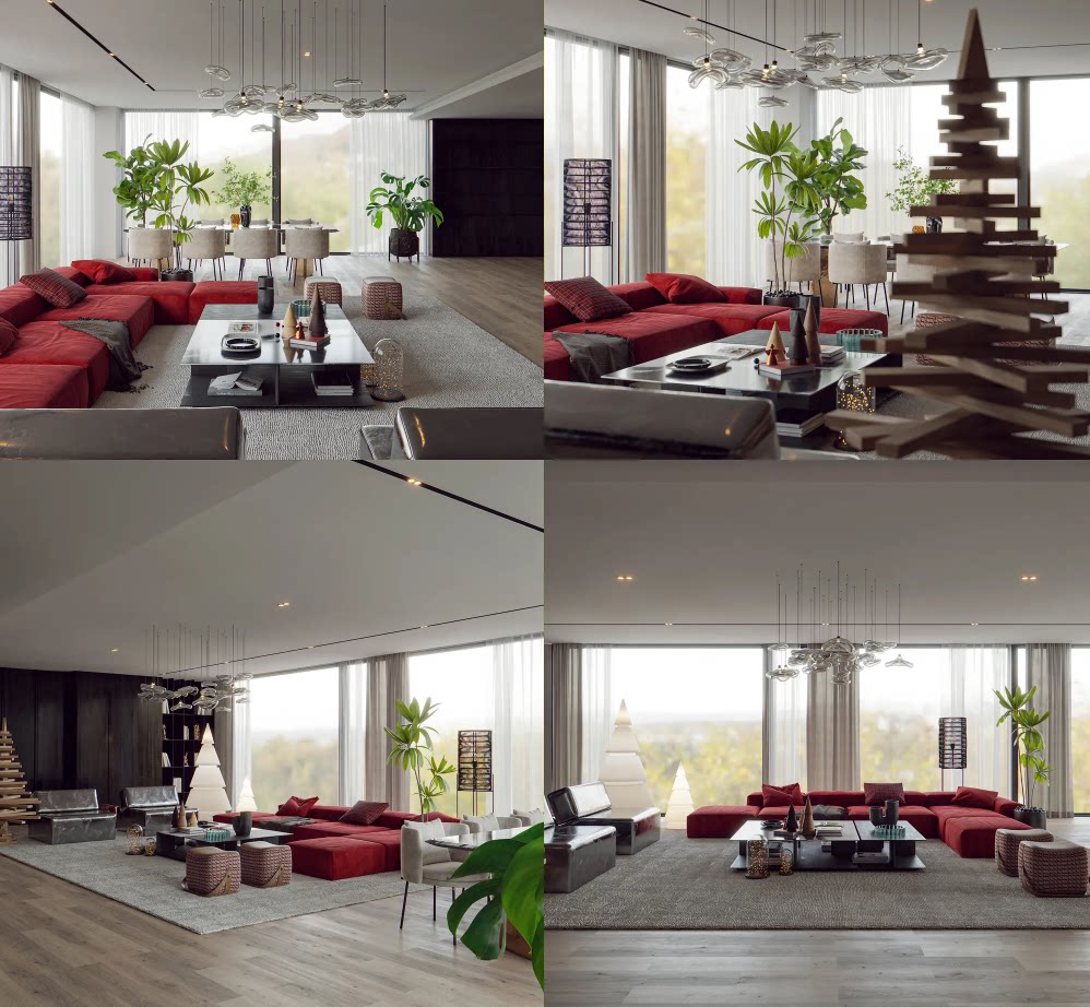 Blender高品质现代公寓