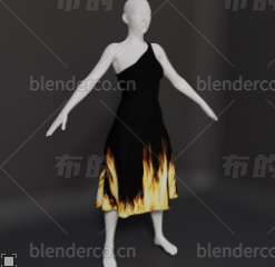 blender连衣裙blender布的模型60