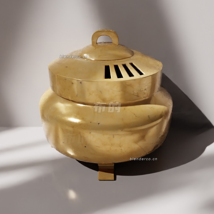 blender香炉模型_blender布的31