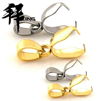 Модная изумрудная подвеска из нержавеющей стали из нефрита из воскового агата