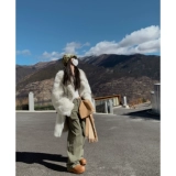 Coco Fur ‘Show Pupa» импортированный шерный меховой пальто