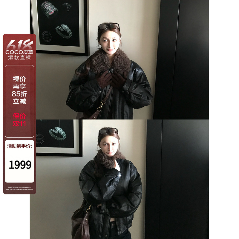 Extreme Cloud Velvet Luxury Cashmere Fur Collar + High-Puff 90 White Goose down + Imported Goatskin down Jacket