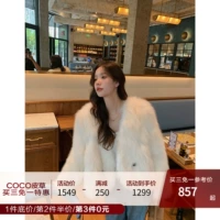 Coco Fur ‘Monroe’ 2025 Новый импортный фекционный фур кардиган для женщин кардиган для женщин