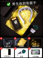 Зажигалка, массажер, черная подарочная коробка