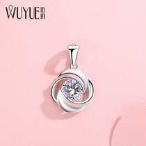 925 sterling silver rose necklace pendant single pendant simple single pendant women without chain single clavicle single buy 70