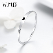 925 sterling silver ring female niche design ins tide tail little finger simple single ring index finger fashion personality 36