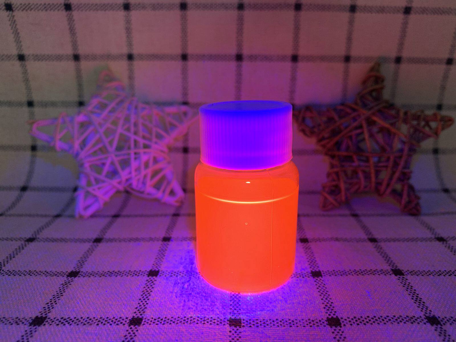 365nm anti-counterfeiting red oil colorless fluorescent red oil invisible oil anti-counterfeiting detection stamp inkjet ink