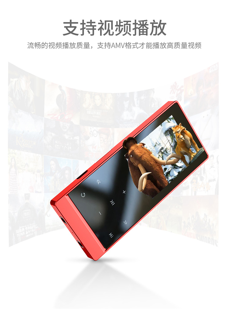 máy phát nhạc mp3 Platinum Bluetooth mp3 Walkman Mini Student Touch Card màn hình Slim Sony mp4 Trình phát nhạc lossless
