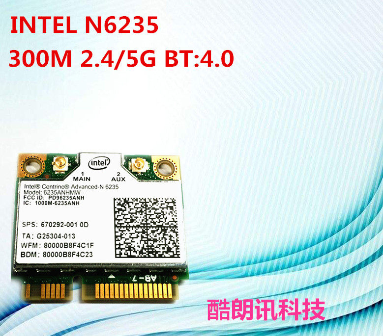 HP 2170P9470M ENVY 15Intel 6235ANHMW Wireless Card 4 0 Bluetooth 6230