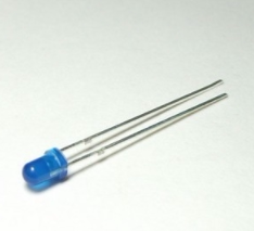 Blue light 3mm blue hair blue light emitting diode long leg 3V high bright blue long leg F3 spotlight fog
