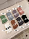 2023 New Five-Finger Yoga Socks, Mid-Calf, Professional Non-Slip, Women's Long Split-Toe Socks for Aerial Pilates and Indoor Use
