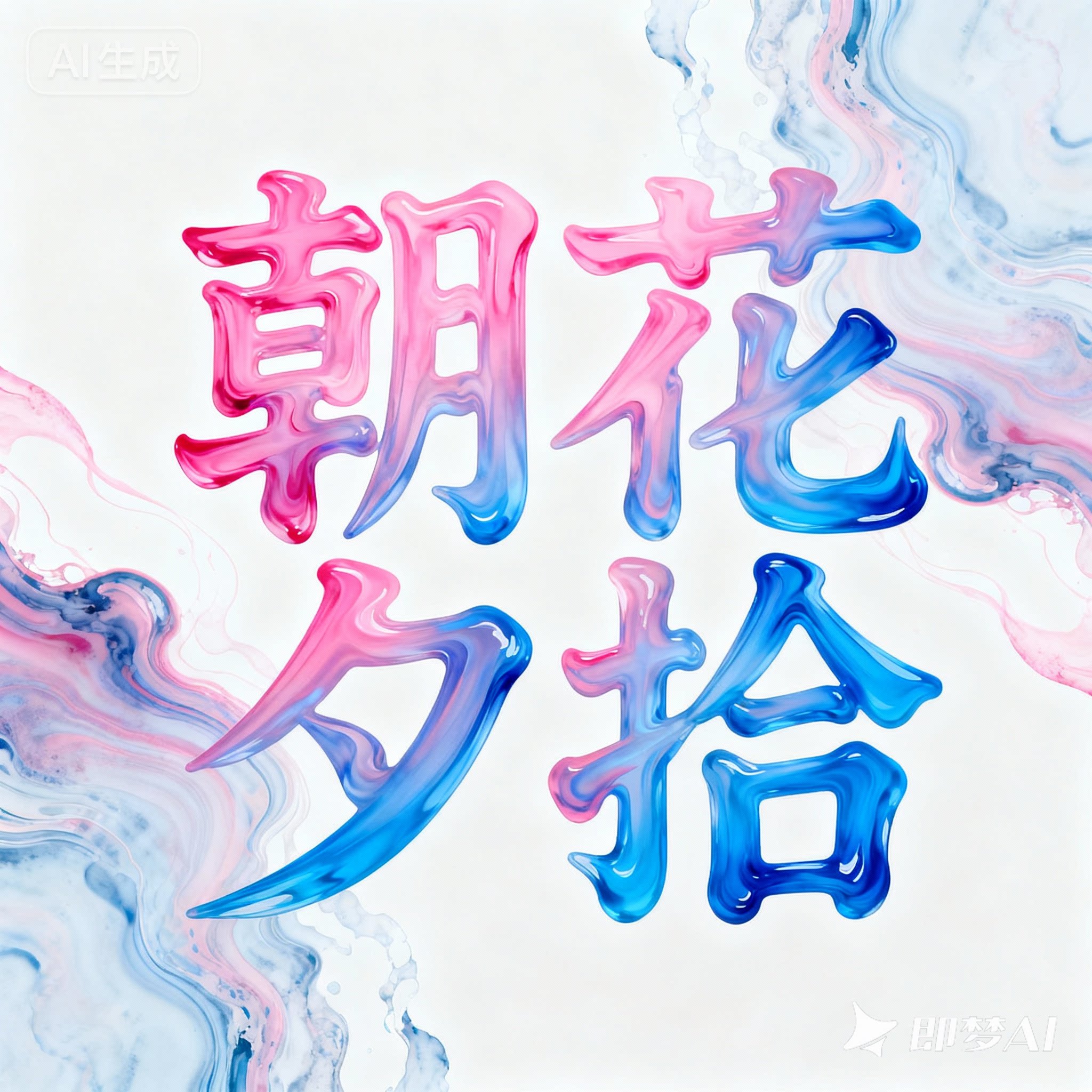 朝花夕拾文创店的LOGO